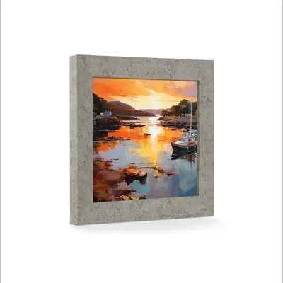 Modern Grey Marble 30x30cm Picture Frame | Contemporary Home Decor
